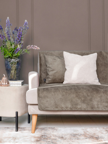 Покрывало UNO NEVADA LATTE 135x210 от DECOR MAGIC