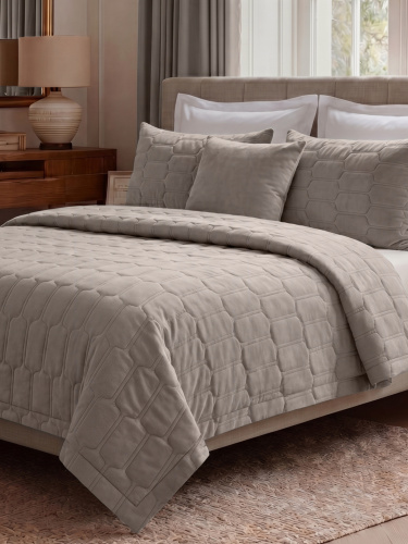 Покрывало NORMA SUN BEIGE 200*220 от DECOR MAGIC