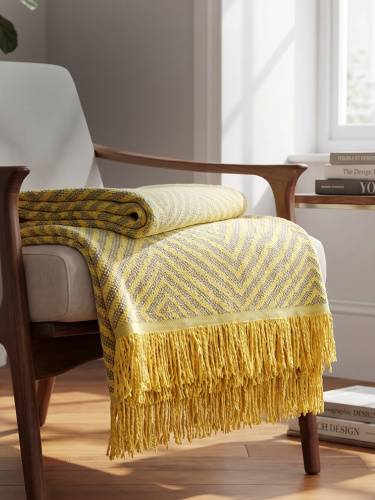 Плед MONTE YELLOW 145x200 от DECOR MAGIC
