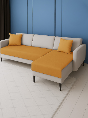 Комплект Дивандеков DREAM YELLOW с наволочками от DECOR MAGIC