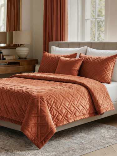 Покрывало NORMA CROSS TERRA 200*220 от DECOR MAGIC