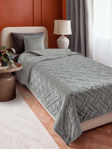 Покрывало MONO ADRIA SMOKE 135x230 от DECOR MAGIC