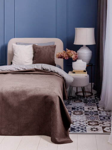 Покрывало UNO CILIUM CHOCOLATE 135x210 от DECOR MAGIC