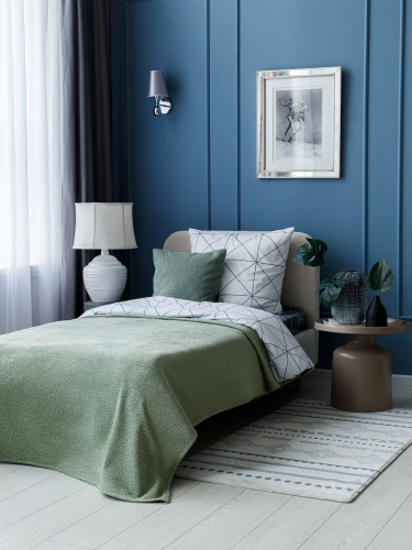 Покрывало MONO QUEEN SAGE 135x230 от DECOR MAGIC