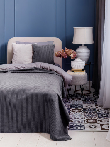 Покрывало UNO CILIUM GRAFIT 135x210 от DECOR MAGIC