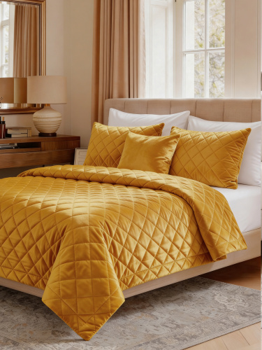 Покрывало NORMA MONACO YELLOW 200*220 от DECOR MAGIC