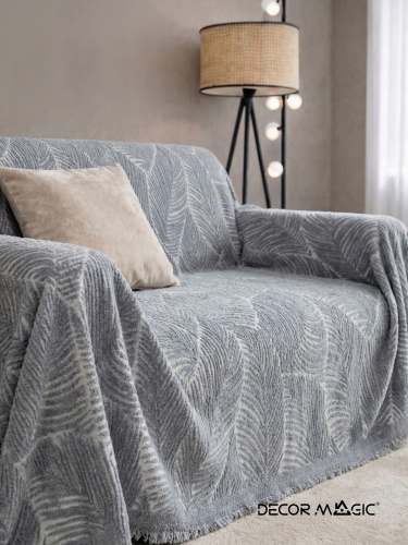 Покрывало DEMI ELFE GREY 180x230 от DECOR MAGIC