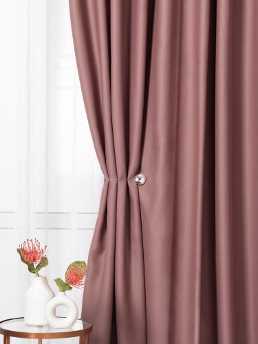 Штора супершёлк SOUL CORAL от DECOR MAGIC