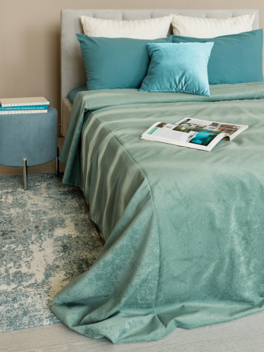 Покрывало TRIO ROMANCE MINT 260x260 от DECOR MAGIC