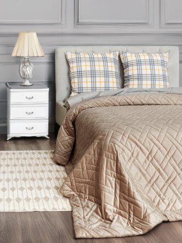 Покрывало GRANDE ADRIA BEIGE 240х260 от DECOR MAGIC