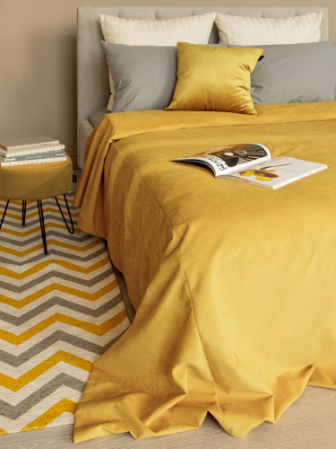 Покрывало TRIO ROMANCE YELLOW 260x260 от DECOR MAGIC