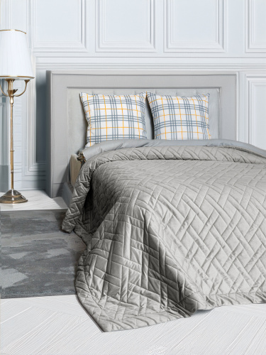 Покрывало GRANDE ADRIA SMOKE 240х260 от DECOR MAGIC