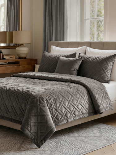 Покрывало NORMA CROSS GRAFIT 200*220 от DECOR MAGIC