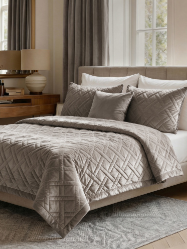 Покрывало NORMA CROSS DOVE 200*220 от DECOR MAGIC