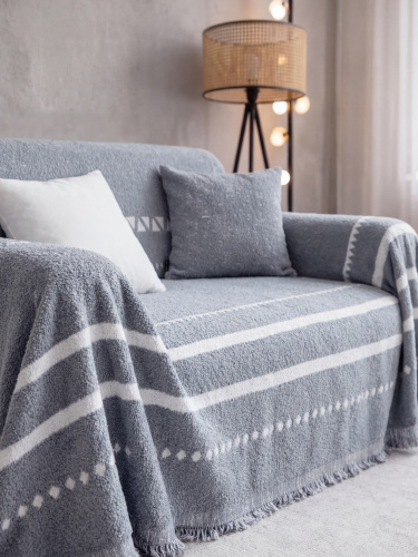 Покрывало DEMI MOBY GREY 180x230 от DECOR MAGIC