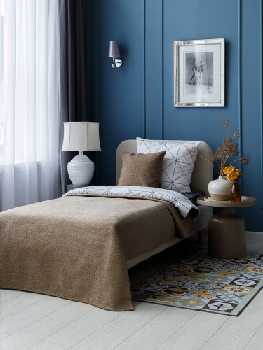 Покрывало MONO QUEEN ALMOND 135x230 от DECOR MAGIC