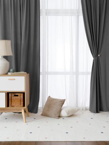 К-т штор CAPRI GREY от DECOR MAGIC