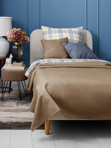 Покрывало UNO SAVANA BEIGE 135x210 от DECOR MAGIC