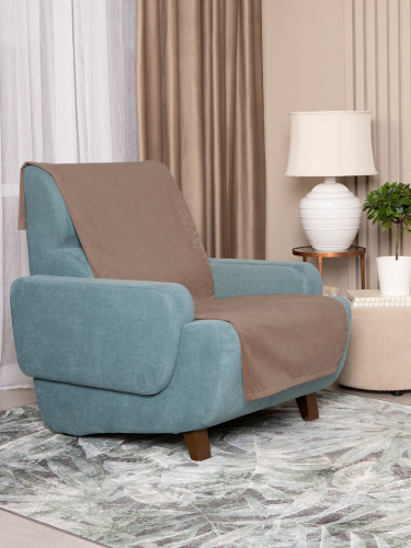 Покрывало-Накидка SLIM BINGO COCOA 65x170 от DECOR MAGIC