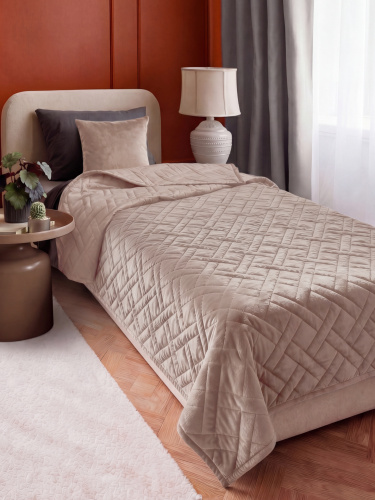 Покрывало MONO ADRIA LATTE 135x230 от DECOR MAGIC