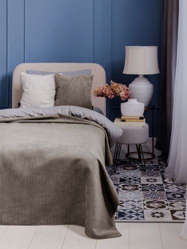 Покрывало UNO CILIUM BROWN 135x210 от DECOR MAGIC