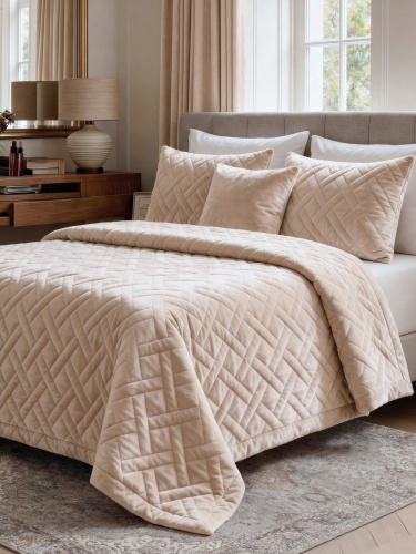 Покрывало GRANDE ADRIA IVORY 240х260 от DECOR MAGIC