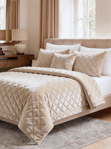 Покрывало NORMA MONACO IVORY 200*220 от DECOR MAGIC