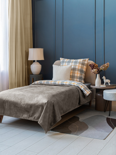 Покрывало MONO GRETA MOCCA 135x230 от DECOR MAGIC