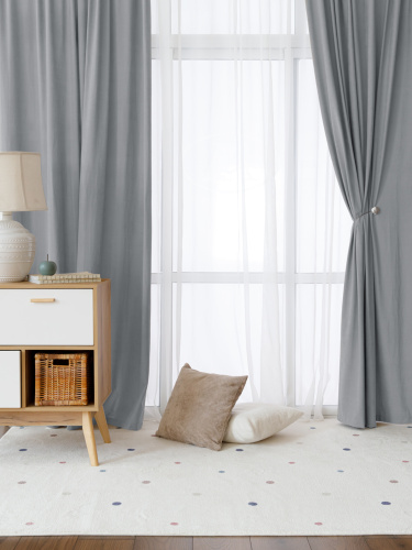 К-т штор CAPRI ASH от DECOR MAGIC
