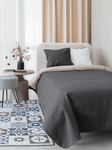 Покрывало UNO BRAVO GRAFIT 135*210 от DECOR MAGIC