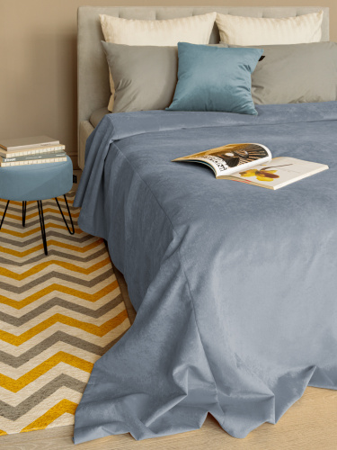 Покрывало TRIO ROMANCE SLATE 260x260 от DECOR MAGIC