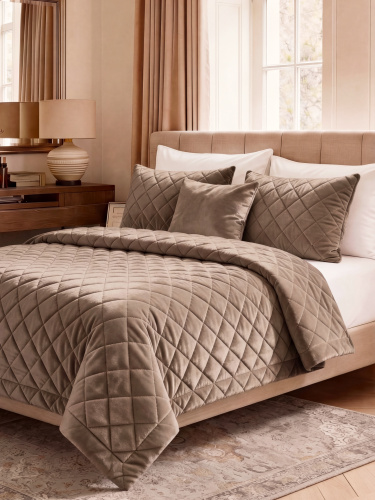 Покрывало NORMA MONACO BEIGE 200*220 от DECOR MAGIC