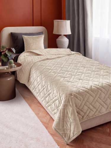 Покрывало MONO ADRIA IVORY 135x230 от DECOR MAGIC