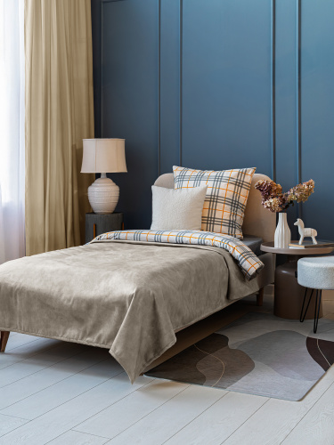 Покрывало MONO GRETA BEIGE 135x230 от DECOR MAGIC